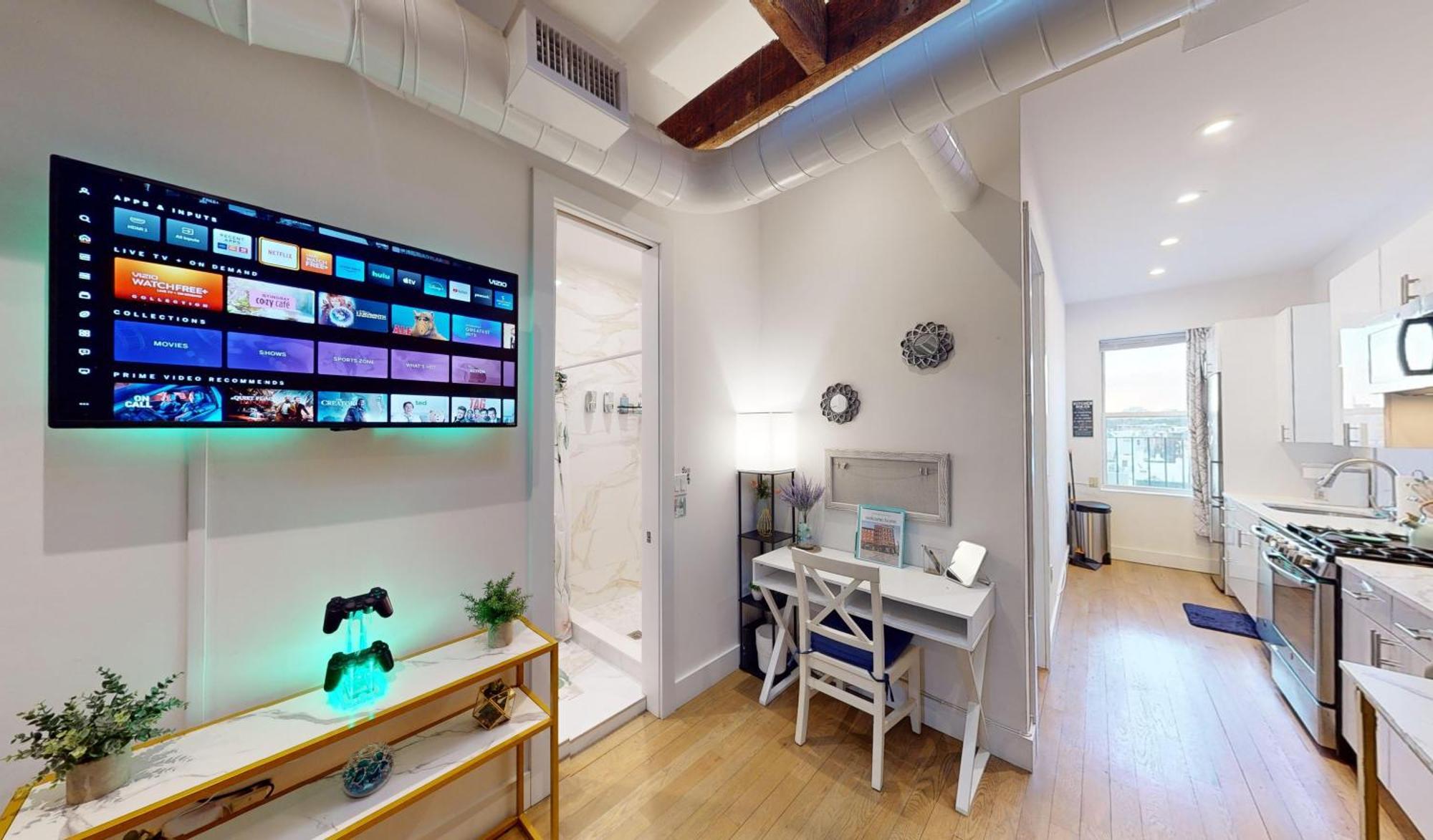 Chic Penthouse 15 Minutes From Nyc - Bus Stop At Doorstep Hoboken Dış mekan fotoğraf