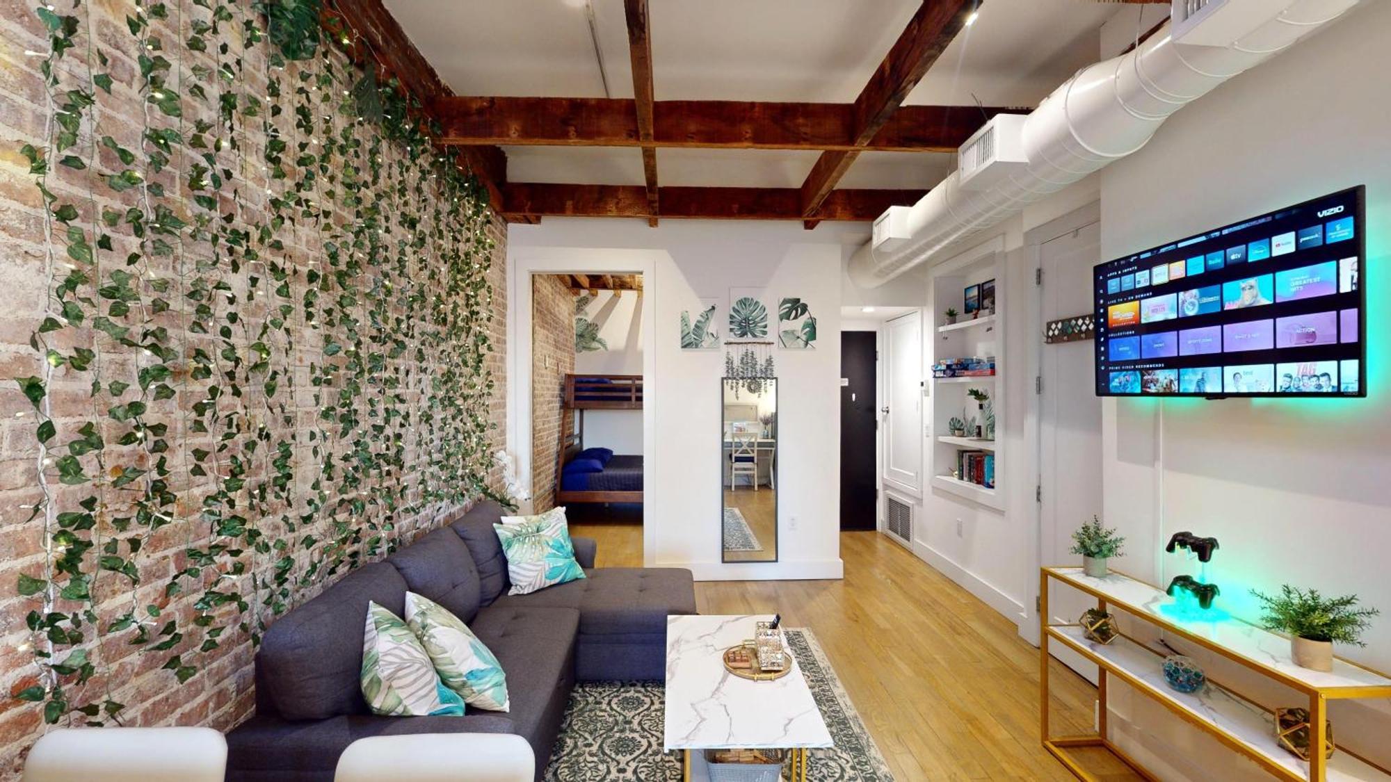 Chic Penthouse 15 Minutes From Nyc - Bus Stop At Doorstep Hoboken Dış mekan fotoğraf