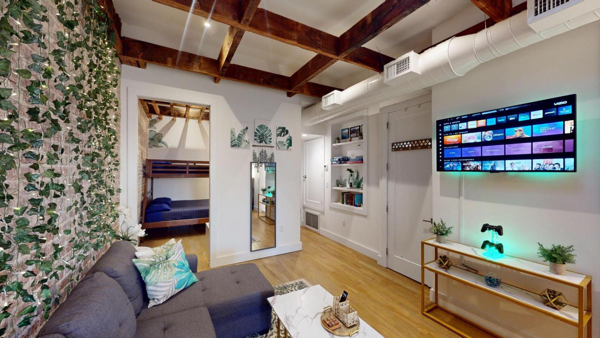 Chic Penthouse 15 Minutes From Nyc - Bus Stop At Doorstep Hoboken Dış mekan fotoğraf
